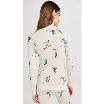 Sweaty Betty Ski Jacquard 1/2 Zip Base Layer Top