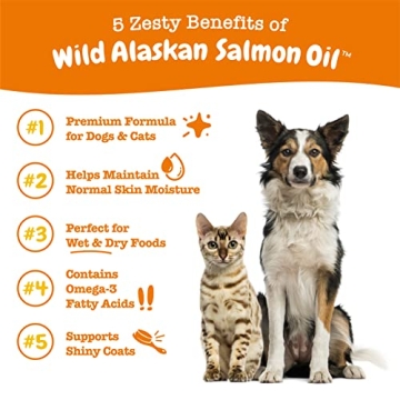 Wild Alaskan Salmon Oil for Pets - Omega 3 Support