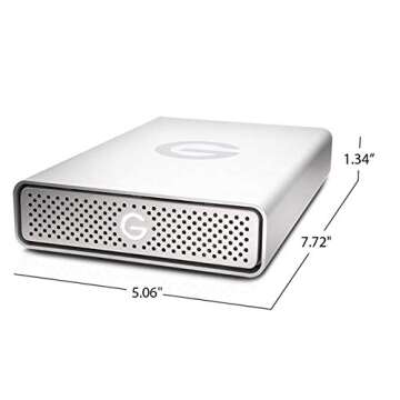 G-Technology 10TB G-DRIVE USB-C (USB 3.1 Gen 1) Desktop External Hard Drive - 0G05678-1