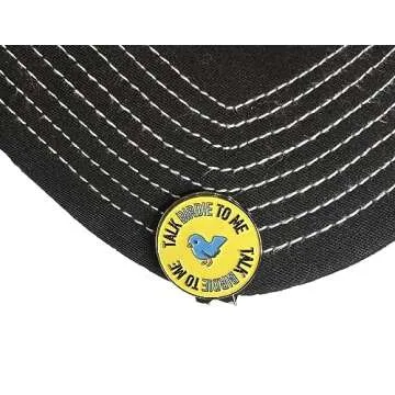 Koku Sports Talk Birdie to Me - Funny Emoji Golf Ball Marker with Hat Clip - Men's and Women's Golf ...