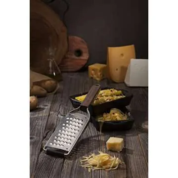 Microplane Grater and Zester 5 Piece Set with Walnut Handles