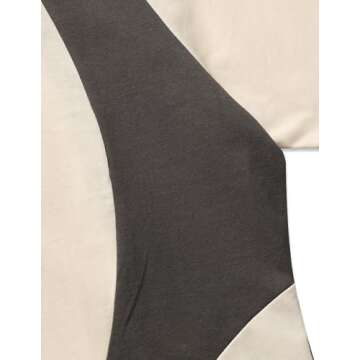 Aelfric Eden Oversized T-Shirt Streetwear Contrast Color Tee Unisex Vintage Beige Racing Tshirts Summer Baggy Tops