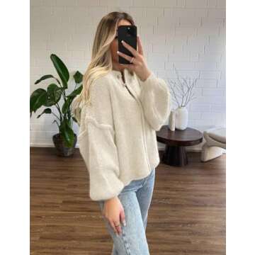 SeekMe Women’s Cardigans - Stylish Oversized Knitwear