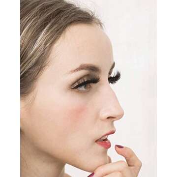 Huapan 4D Mink Eyelashes for Stunning Everyday Glam