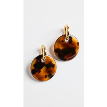 Buy SHASHI Women's Jennifer Lucite Tortoiseshell Earrings - Elegant Style