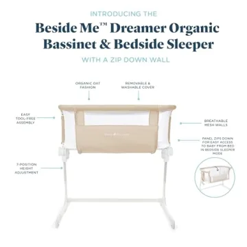 Baby Delight Beside Me Dreamer Bassinet for Safe Sleep