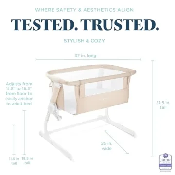 Baby Delight Beside Me Dreamer Bassinet for Safe Sleep