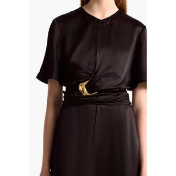 Altuzarra, Honey Dress, 8, Black