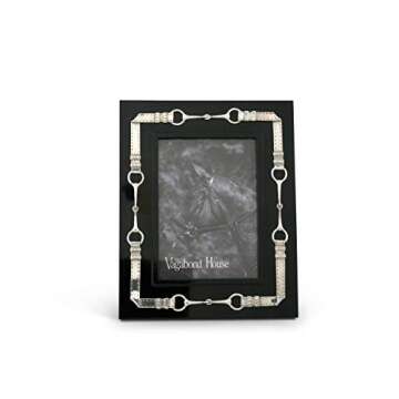 Vagabond House Photo/Picture Frame Equestrian Horse Gift Holder Pattern Holds 5 x 7 Print