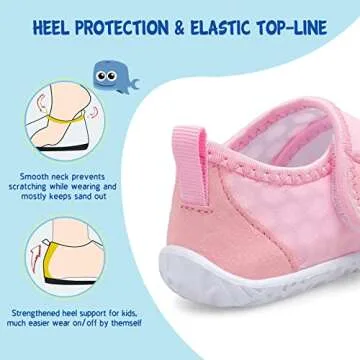 LeIsfIt Kids Aqua Shoes Quick-Dry Lightweight Non-Slip