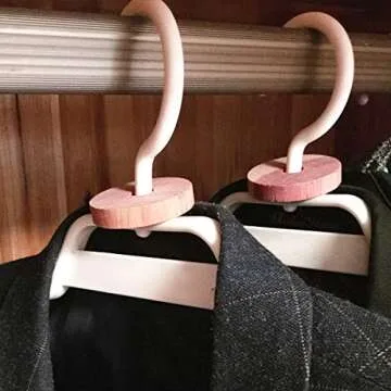 Aromatic Cedar Blocks for Clothes Storage - 24 Pack