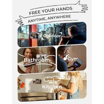 LISEN Magnetic Phone Holder - 360° Adjustable & Secure