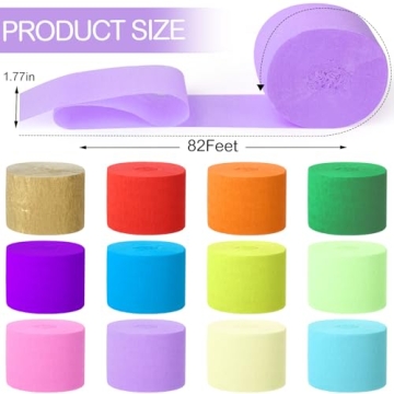 Colorful Crepe Paper Streamers for All Your Celebrations