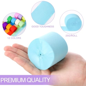 Colorful Crepe Paper Streamers for All Your Celebrations