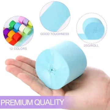 Colorful Crepe Paper Streamers for All Your Celebrations