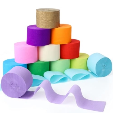 Colorful Crepe Paper Streamers for All Your Celebrations