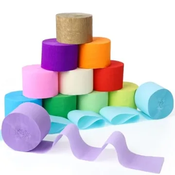 Colorful Crepe Paper Streamers for All Your Celebrations