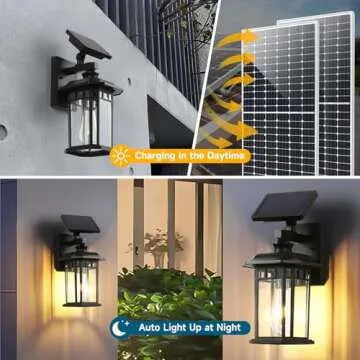 Stylish Waterproof Solar Outdoor Wall Light for All Spaces