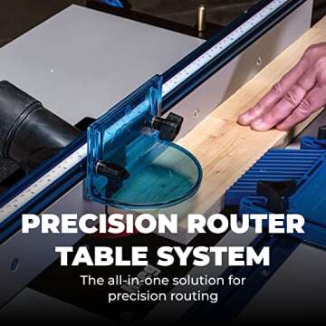Kreg PRS1045 Precision Router Table System - Self-Squaring Router Table Fence System - Sits on Preci...