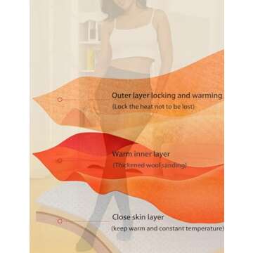 Bontierie Fleece Lined Thermal Pantyhose for Winter Comfort