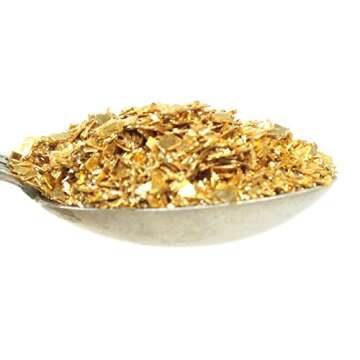 Meyer Imports Crushed Glass Glitter for Arts and Crafts | Broken Glass Gold Fusion German Glitter fo...