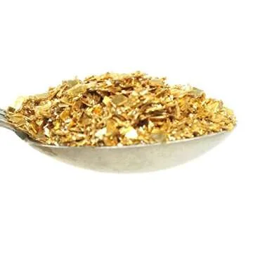 Meyer Imports Crushed Glass Glitter for Arts and Crafts | Broken Glass Gold Fusion German Glitter fo...