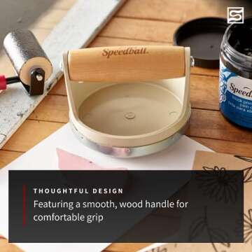 Speedball Block Printing Baren - Ergonomic & Quality Tool