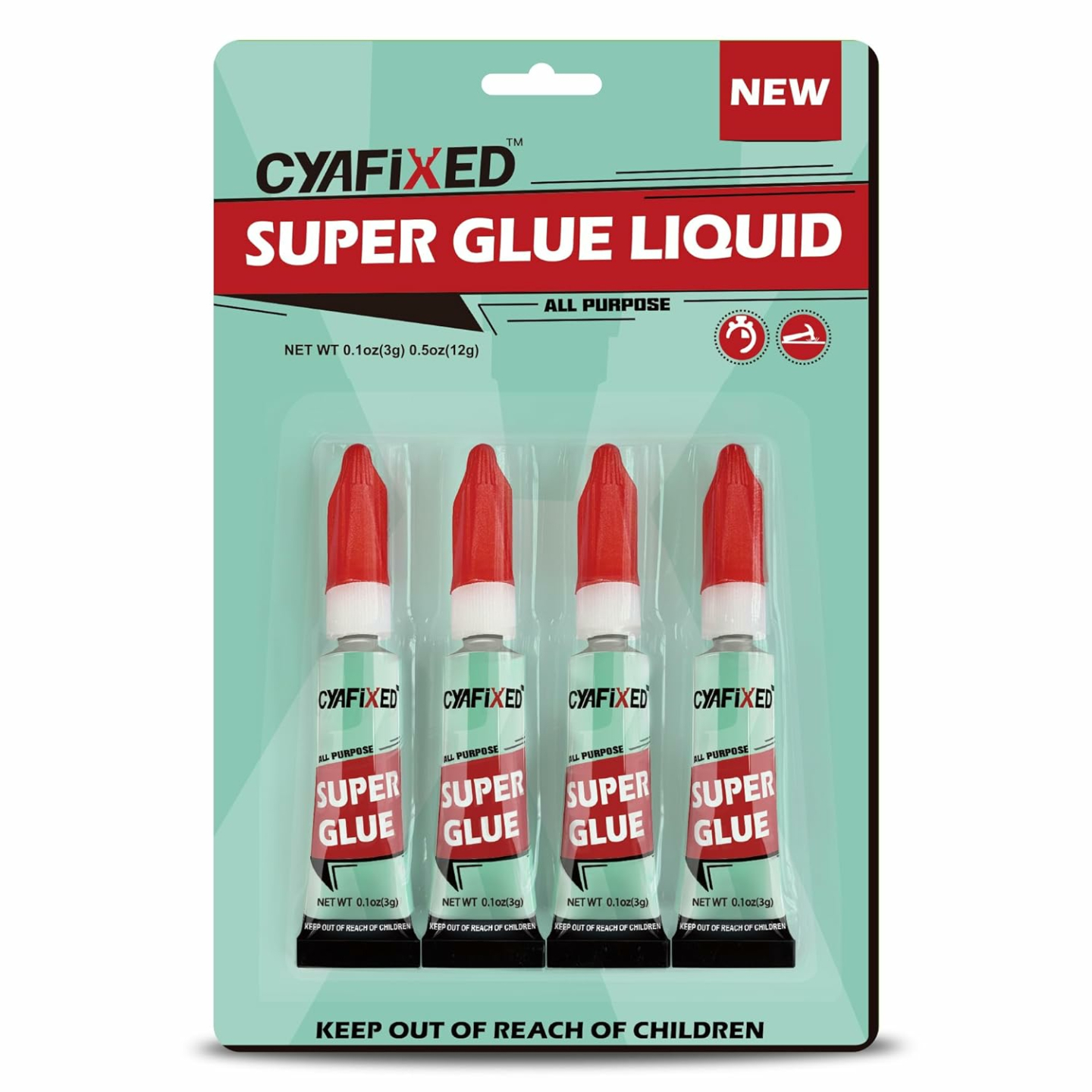 Super Glue Liquid - Instant Cyanoacrylate Adhesive