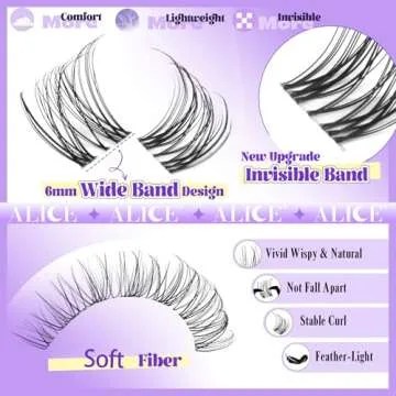 Wispy Lash Clusters Natural Extensions for Effortless Beauty
