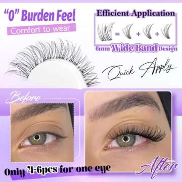 Wispy Lash Clusters Natural Extensions for Effortless Beauty