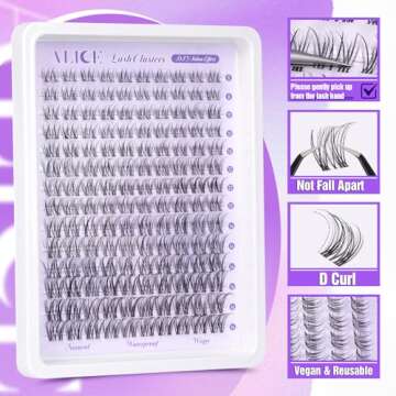 Wispy Lash Clusters Natural Extensions for Effortless Beauty