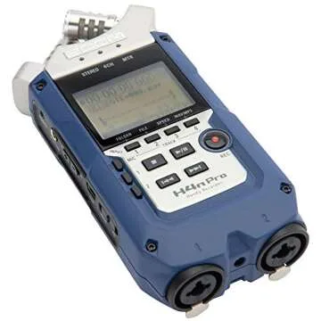 Zoom H4N PRO Digital Multitrack Recorder (Blue)