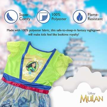Shop Disney Mulan Fantasy Gown Nightgown for Girls