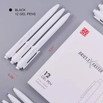 ParKoo Retractable Gel Pens: Smooth Writing for All