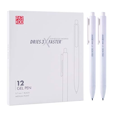 ParKoo Retractable Gel Pens: Smooth Writing for All