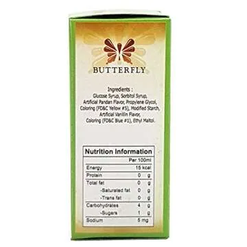 Pandan Flavoring Extract by Butterfly 2 Ounce (60 ml) with Mini Refrigerator Magnet