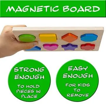 Educational Magnetic Shape Puzzle for Toddlers