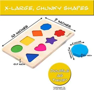 Educational Magnetic Shape Puzzle for Toddlers