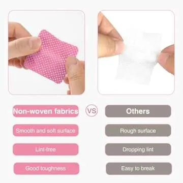 BLUERISE Lint Free Nail Wipes 1200pcs for Nail Care