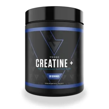 Vedge Nutrition Creatine + | Vegan Plant-Based Creatine Monohydrate Powder for Energy, Performance &...