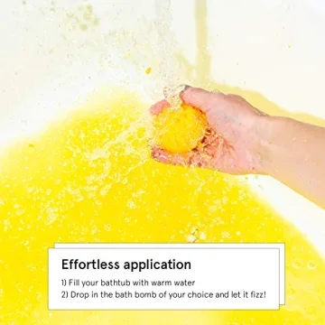 Grace & Stella Organic Bath Bomb Set - 12 XL Bath Bombs