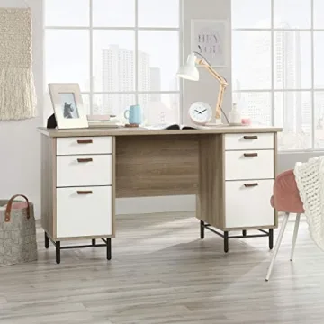 Stylish Sauder Anda Norr Executive Desk for Your Office