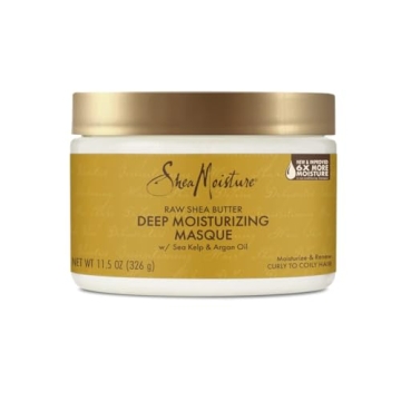SheaMoisture Raw Shea Butter Deep Moisturizing Hair Masque, 11.5 fl oz - Deep Conditioner for Curly ...