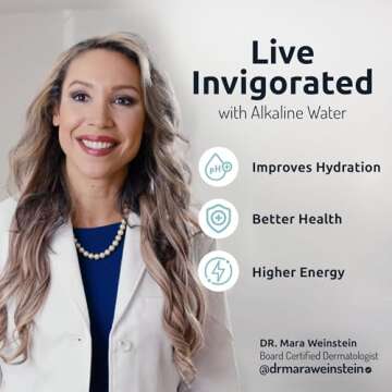 Invigorated Water pH On-The-Go Portable Water Filter - Alkaline Pouch Filter for Water Bottles, Jugs...