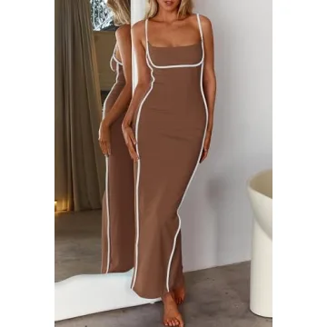 PRETTYGARDEN Women’s Sleeveless Bodycon Dress for Summer