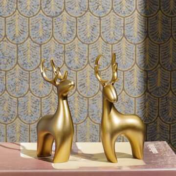 Elegant Braxio Deer Statue for Stylish Home Decor