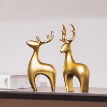 Elegant Braxio Deer Statue for Stylish Home Decor