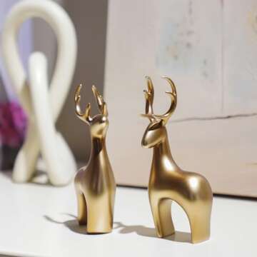Elegant Braxio Deer Statue for Stylish Home Decor