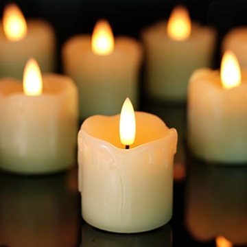 Homemory Flameless Votive Candles with Timer for Safe Elegance
