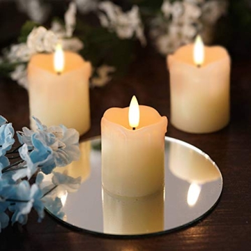 Homemory Flameless Votive Candles with Timer for Safe Elegance